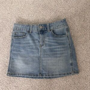 Denim Mini Skirt
